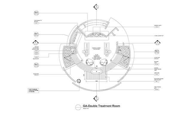 Interior design drawings for Hotel Interiors in the Maldives image 3, by Zhenya Tsintseva